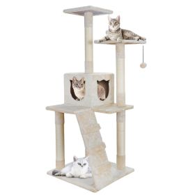 Cat Tree House Scratching Post with Stairs