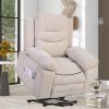 Massage Recliner,Power Lift Chair for Elderly with Adjustable Massage and Heating Function,Recliner Chair with Infinite Position and Side Pocket for L