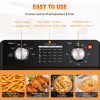 25L Intelligent oil-free cooking air oven 16 quart XL size 1500W electric oven separated oil filter 360¬∞ air circulation timer and non-stick pan low