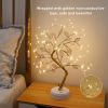 Tabletop Bonsai Tree Branch Light; 72LED Wire String Lights With Touch Switch; USB Operated Artificial Tree Lamp For Bedroom; Desktop; Christmas Party