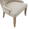 Button Tufted Captain Accent Chair