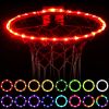 1pc LED Basketball Hoop Light, Remote Control Waterproof Basketball Rim Lights With 17 Colors 7 Lighting Modes, Super Bright Goal Accessories For Kids