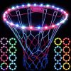 1pc LED Basketball Hoop Light, Remote Control Waterproof Basketball Rim Lights With 17 Colors 7 Lighting Modes, Super Bright Goal Accessories For Kids