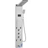 VEVOR Shower Panel System, 6 Shower Modes, LED & Screen Hydroelectricity Shower Panel Tower, Rainfall, Waterfall, 5 Massage Jets, Tub Spout, Handheld