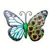 1pc/4pcs, Metal Butterfly Wall Art Decor, 3D Outdoor Sculpture Iron Outdoor Hanging Decor Ornaments, Metal Hand-made Butterfly Wall Art, Fence Decorat