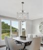 6 - Light Dimmable Crystal Chandelier