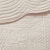 3 Piece Reversible Scalloped Edge Quilt Set